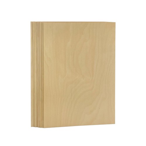 9 Pack 1/16 X 12 X 17 Inch Thin Birch Plywood Sheets for Lasercuting DIY Craf - Picture 2 of 6