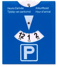 Disque Horaire Bleu Manuel Classico Voiture Parcomètre Machine Moto Europe Dur