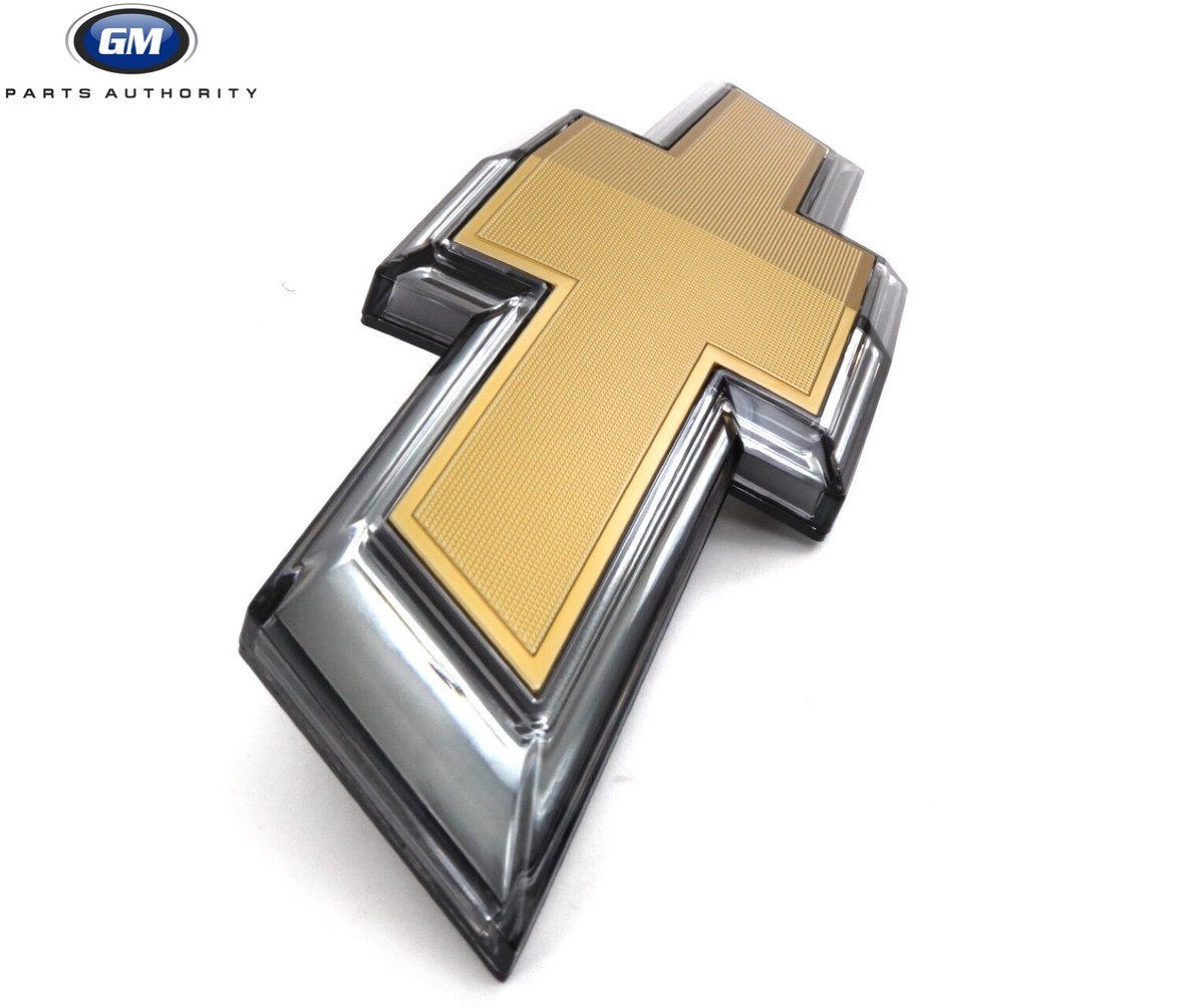 Genuine GM Exterior Emblem Illuminated Gold 84602324 for sale