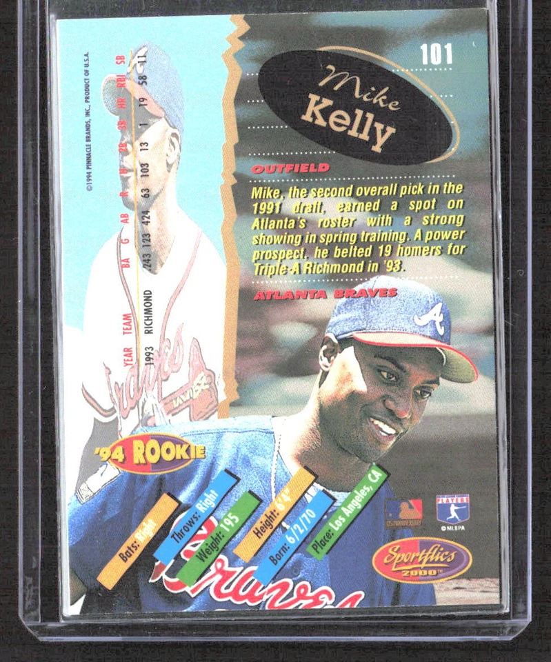 Mike Kelly 1994 Sportflics 2000 Rookie & Traded Artist's Proofs #101 - Image 2 of 2