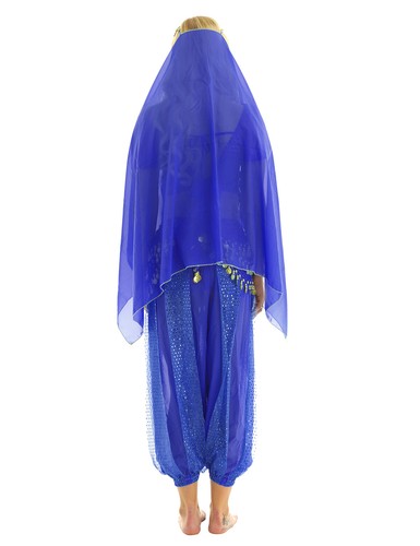 Damen Tanzbekleidung Laterne Kostüm Harem Outfit Cosplay Tanz Schal Bauch Sets - Bild 86 von 139