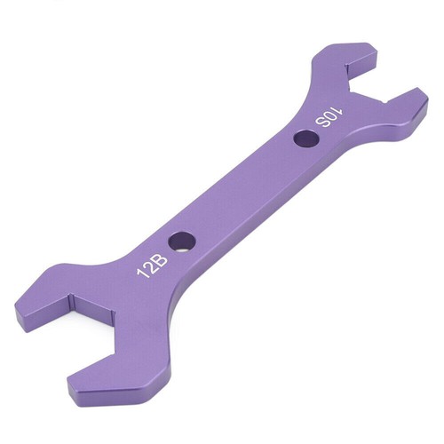 Juego de herramientas de abrazadera llave con extremo de doble manguera anodizado 7 piezas AN3 a AN20 - Imagen 7 de 9