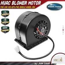 A/C Blower Motor Fan Assembly Single Wheel w/ Fan Cage for Car 010-A70-74D 12V