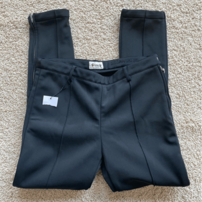 Fusalp Black Slim-leg Skinny Stirrup Ski Pants size 42 US 10 EUC