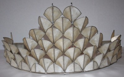 Pottery Barn Kids Capiz Cornice Crown Only New W Defects