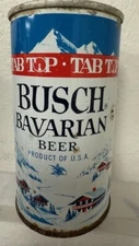 Busch Bavarian Zip TOP BEER beer can At Tampa Florida.