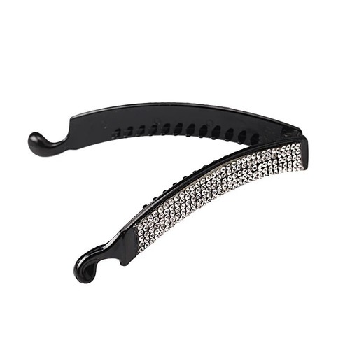 Clip per capelli banana con crips e pietra bianca accessori moda denti capelli uk - Foto 21 di 37