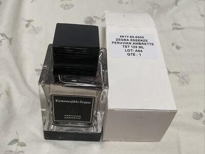 ERMENEGILDO ZEGNA PERUVIAN AMBRETTE 4.2 oz 125 ml Mens EAU DE