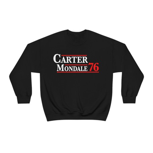 Carter Mondale Shirt, Jimmy Carter 76 Retro Campaign Sweatshirt - Picture 6 of 7