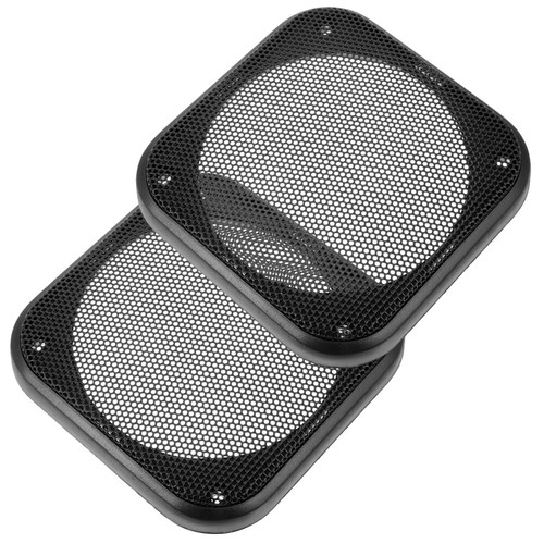 2 Stück Quadratisch Horn Netz Abdeckung Lautsprecher Gitter Universal Subwoofer Schutz