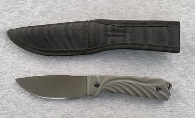 Survival Camping Knife Hoffman Richter Wolf Fixed Blade Knife W/ Sheath