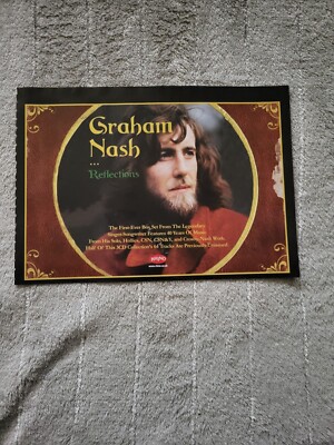 TPGM34 ADVERT 5X8 GRAHAM NASH: 'REFLECTIONS' FIRST-EVER BOX SET