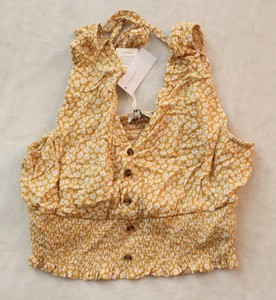 american eagle yellow crop top