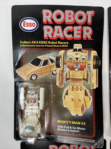 Esso Robot Racer Lot of 4 # 2 #6 #3 #4 2 are opened 2 are sealed read desc - Picture 2 of 24