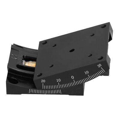 Linear Stage Goniometer Worm Dovetail Fine Tune Manual Platform 60x60mm