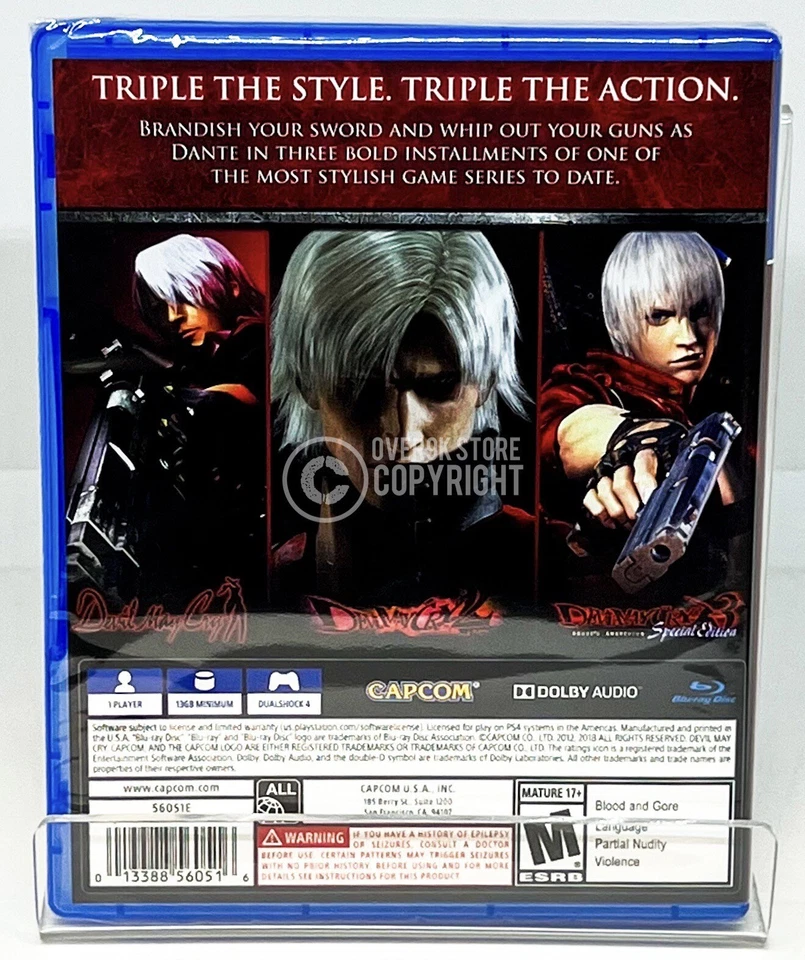 Devil May Cry HD Collection + Definitive Edition  + Devil May Cry 5 - PS4 - New - Image 4 of 4