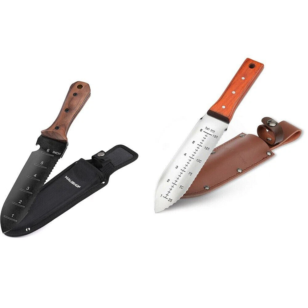 Hori Hori Garden Knife Oxford Sheath Weeding Digging Tool Full-Tang Garden Knife