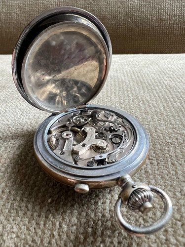 Vintage Breitling Rattrapante 30 MIN Stopwatch Stoppuhr Timer - 49 mm ca. 1945 - 第 7/10 張圖片