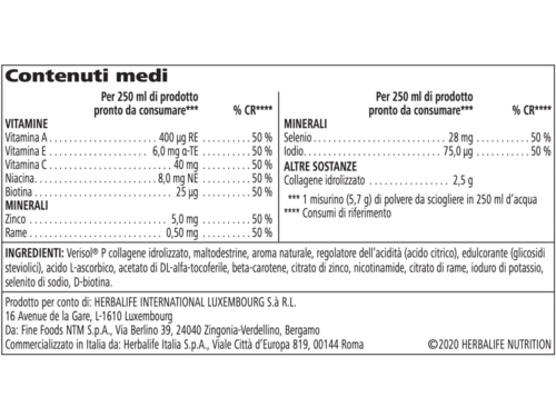 E-LIFE COLLAGENE SKIN Integratore Antirughe Antiage Pelle Giovane AGE Antietà - Zdjęcie 4 z 4