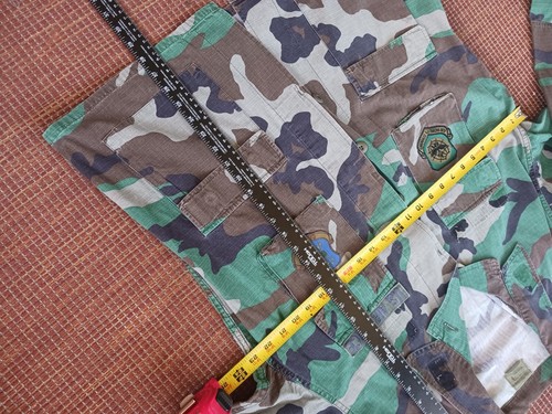 Chaqueta de la Fuerza Aérea de los Estados Unidos Hombres Grande Bosque Camuflaje Parches Combate Utilitario Abrigo - Imagen 4 de 6