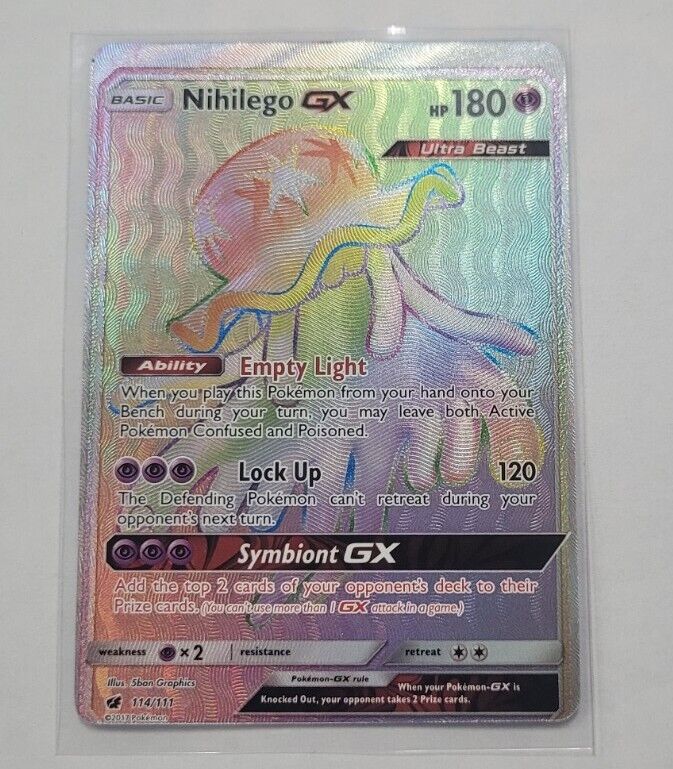 Nihilego GX - 114/111 - Secret Rare - Pokemon Singles » SM04