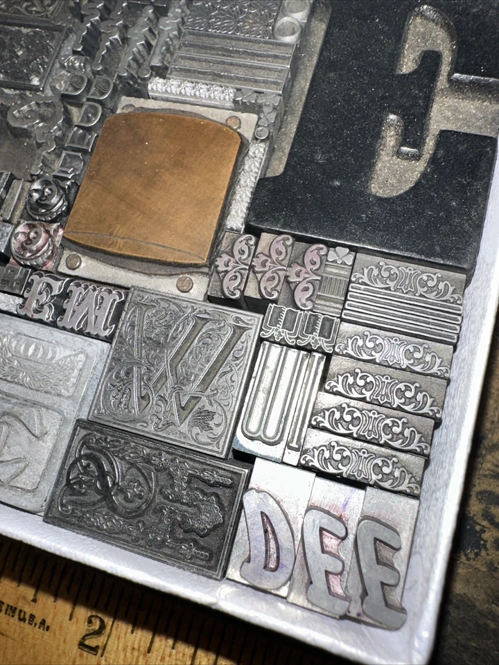 打印块铅装饰边框 Dingbats。 美丽的品种!! #BB — 第 4/4 张图片