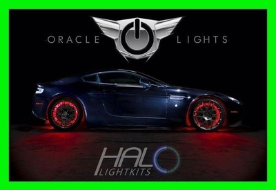 RED LED Wheel Lights Rim Lights Rings by ORACLE (Set of 4) for MITSUBISHI 