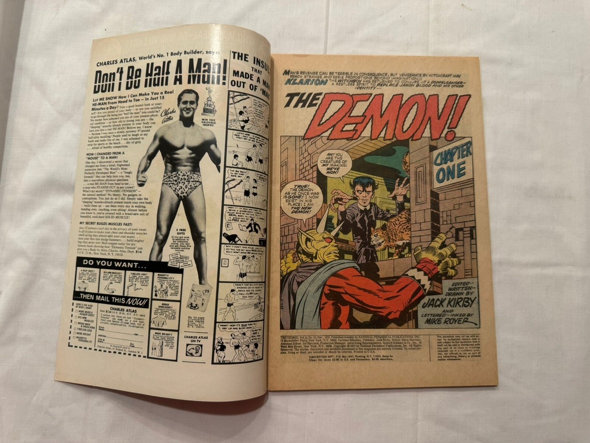THE DEMON 15 : JACK KIRBY, DOPPLEGANGER, KLARION : WITCH B0Y | eBay