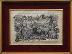 Etching On Copper - The Book Of Exodus - 18th Century