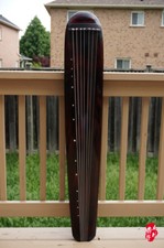 Standard Chinese Aged Fir Guqin 7-stringed Zither Instrument -- /