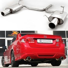 FOX Duplex Sportauspuff Honda Accord 8 Limo Tourer ab Bj 08 2.4l