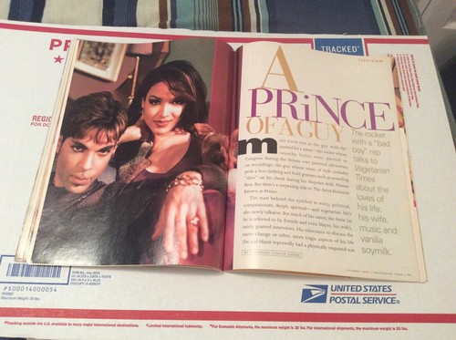 Prince Vegetarian Times Vintage Interview Feature w/ Vegan & Vegetarian Recipes - Picture 10 of 12