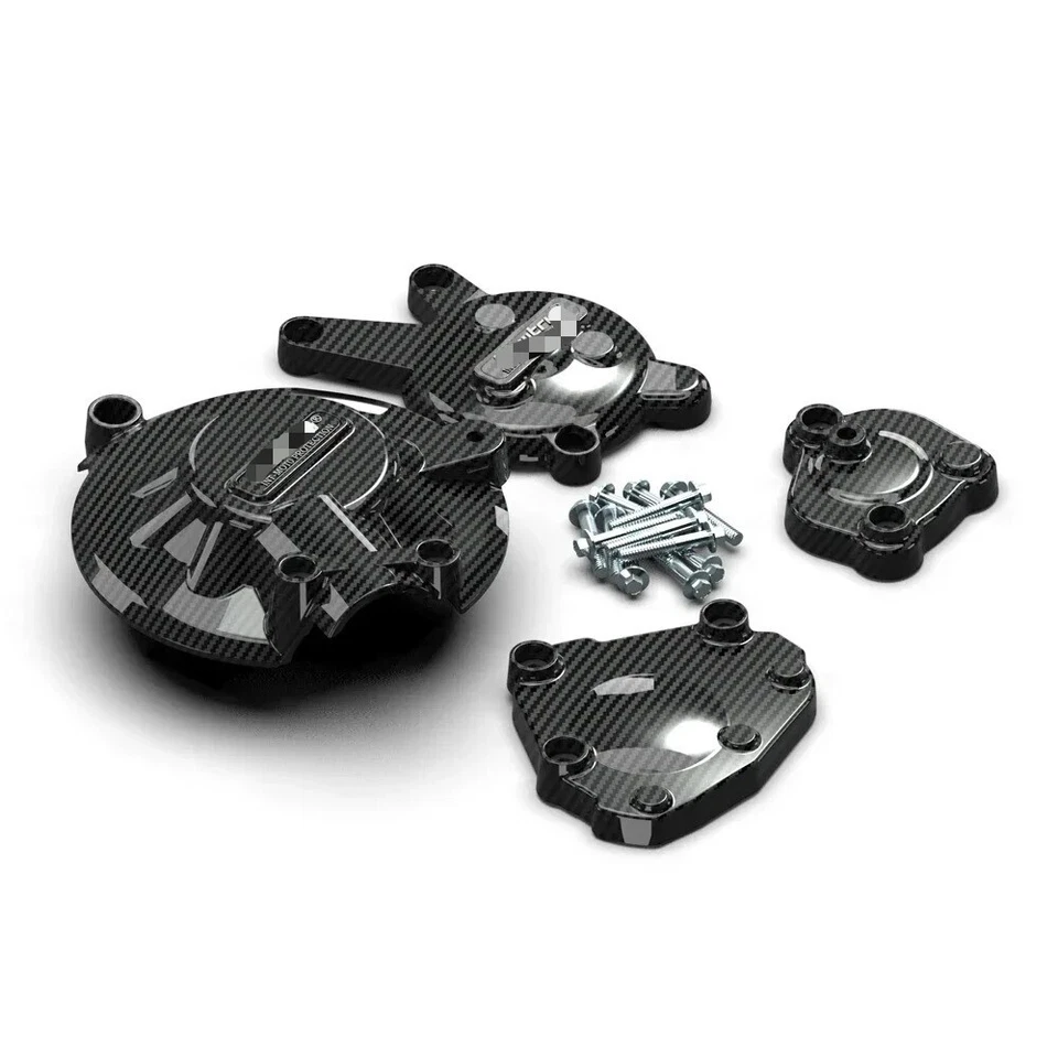 Cubierta de protección de motor de fibra de carbono para Yamaha YZF R1 2007-2008 YZFR1 YZF-R1 Foto 4 de 4