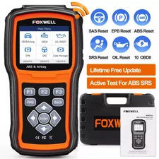 FOXWELL OBD2 Bidirectional ABS SRS Scanner  Bleeding Brake Diagnostic Scan Tool