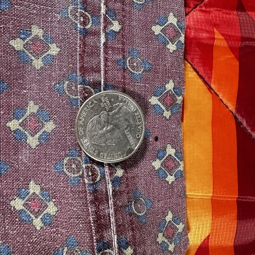 Vintage Bugle Boy Company Shirt Mens XL Red Long Sleeve Button Down Geometric - Picture 11 of 11