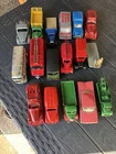 B Job Lot of  Various Original Vintage Dinky Corgi Commercials & Cars. Good Lot