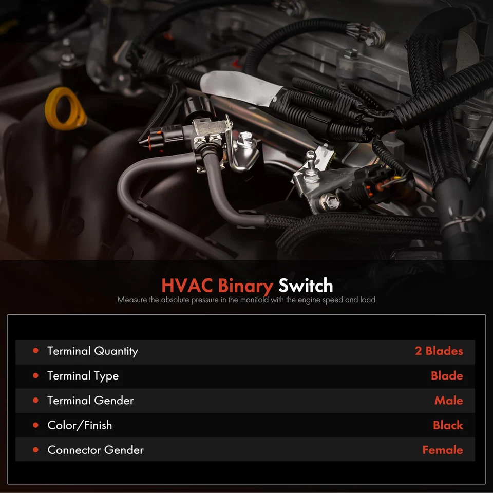 Interruptor de ciclo de embrague de aire acondicionado para Chevrolet Tahoe C1500 Suburban K1500 Suburban Blazer Foto 2 de 4