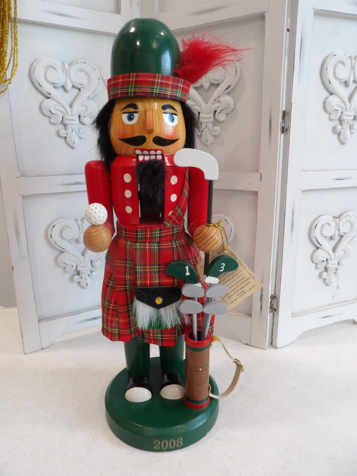 2008 Limited Edition 14.5" Wooden Golfer Nutcracker~2822/7562
Opens in a new window or tab