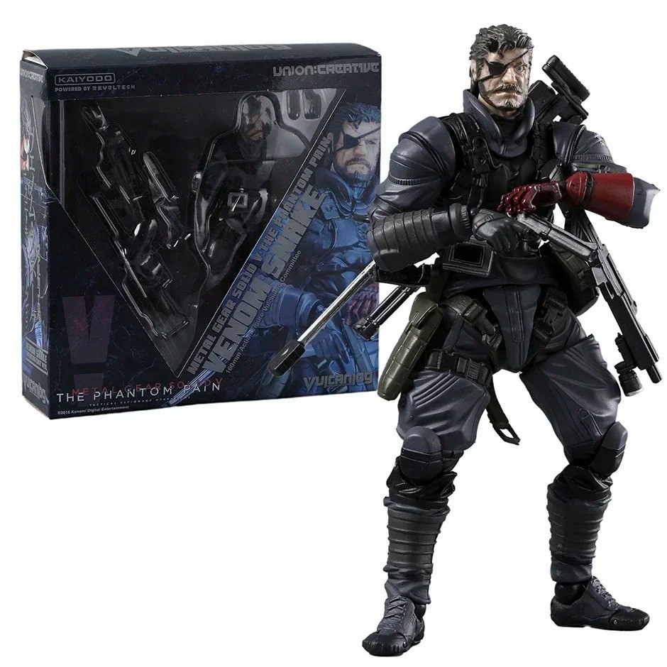 Figurine Venom Snake Metal Gear Solid Phantom Pain en PVC de 26 cm pour Collection