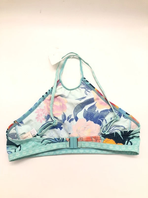Esprit girls' swim top bikini top blue/multi 164cm 14 years - Image 2 of 2