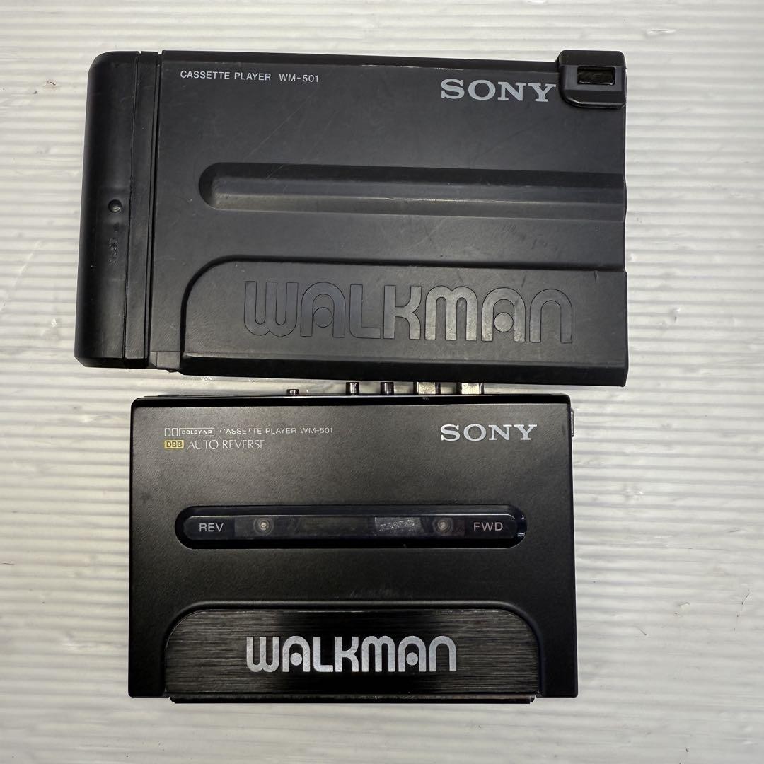 Sony Wm-501 Walkman Black Portable Cassette Player Vintage