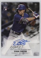 2024 Topps Series Baseball Stars Gold 2/50 Evan Carter #BSA2-EC Auto 19b1