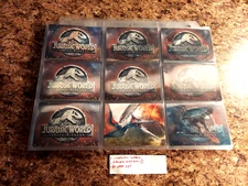 JURASSIC WORLD  FALLEN KINGDOM TRADING CARD SET 81 CARD SET "READ"