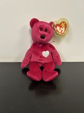 Ty Beanie Baby Valentina the Bear DOB February 14, 1998