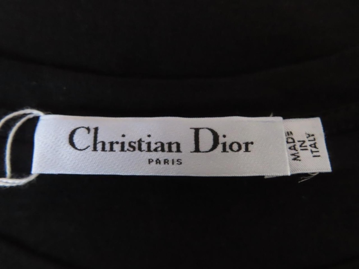 Christian Dior Black/Multicolor Lucky Dior Zodiac T-Shirt Size XS