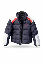 NUOVO Aprilia Racing Piumino Piumino Teamwear Taglia S Sci Nero MotoGP Cappotto