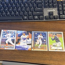 Topps Francisco Lindor Mets Indians Card Lot of 4 MLB