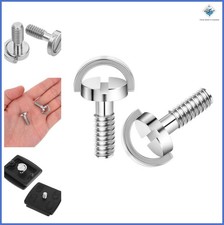 2PCS 1/4-20 Thread D-Ring Stainless Steel Camera Fixing Screws, Tripod Camera Mo