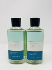 New 2 Bath  Body Works ALOE  PALM Shower Gel Body Wash 10oz