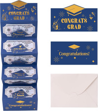 2026 Graduation Money Holder for Cash Gift, Congrats Grad Card for High School C